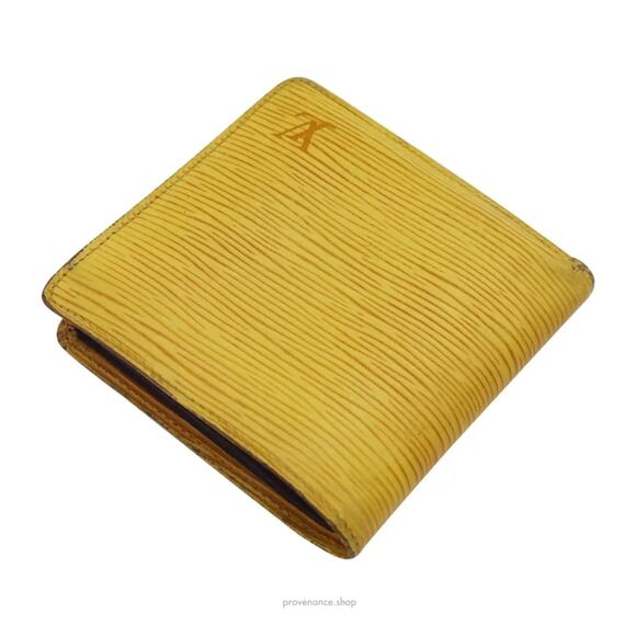 🔴 Louis Vuitton Marco Wallet - Tassil Yellow Epi Leather - Picture 4 of 11